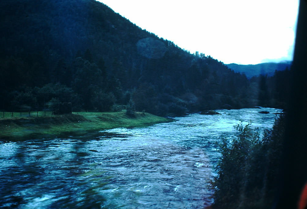 River Near Voss, Norway, 1940s.