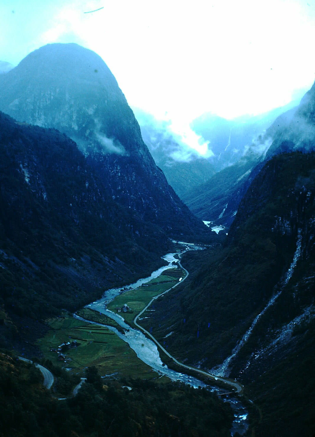 Road to Stalheim-B, Norway, 1940s.