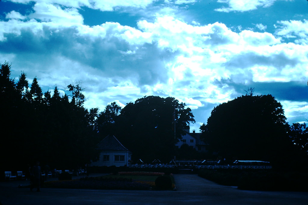 Frogner Park-B- Oslo, Norway, 1940s.