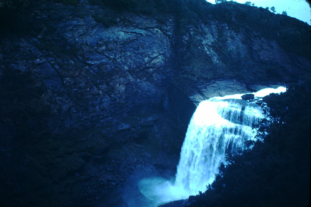 Tokagtel Gorge and Falls- Norheimsund, Norway, 1940s.