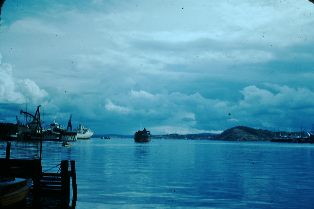 Harbor-C- Oslo, Norway, 1940s.