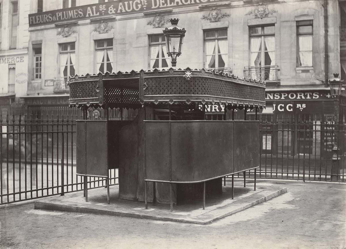 Jardin de la Bourse, 1875.