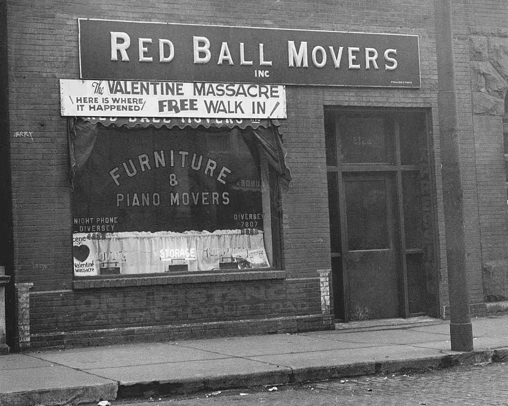 Shop where the Saint Valentine's Day massacre occured.