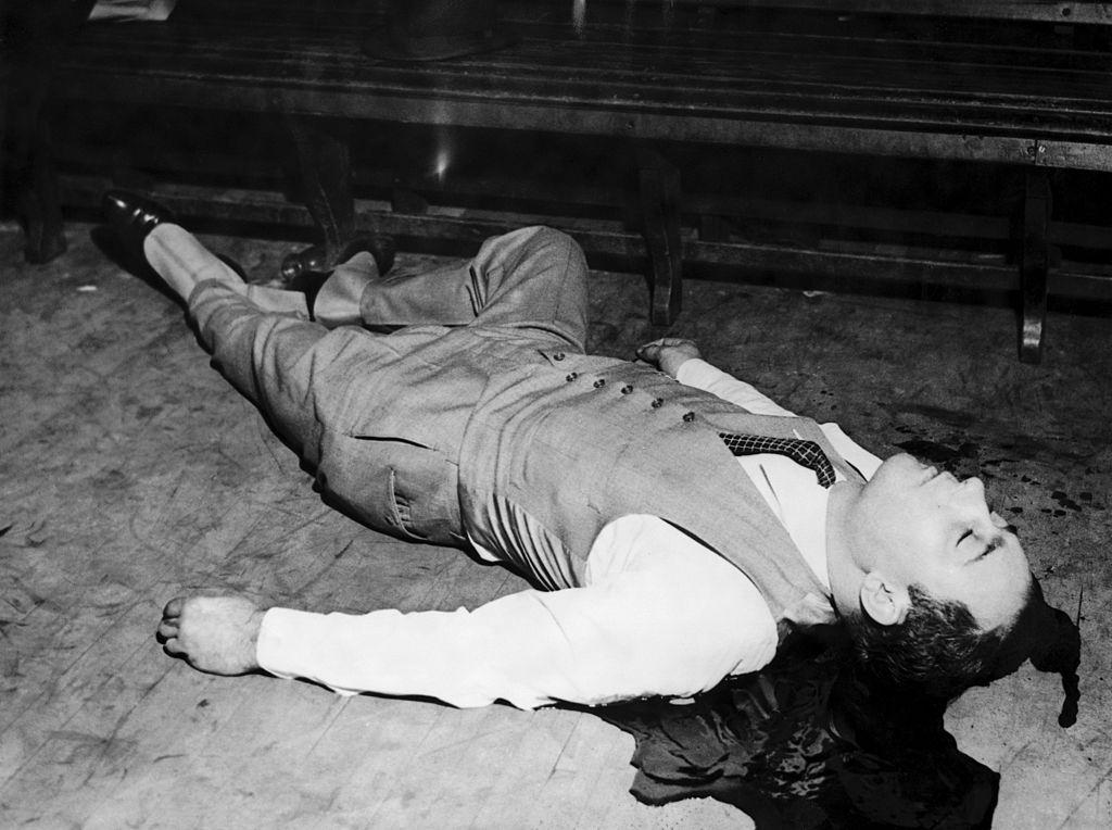 The Body of Jack Mac Gurn on the Valentine'S Massacre.