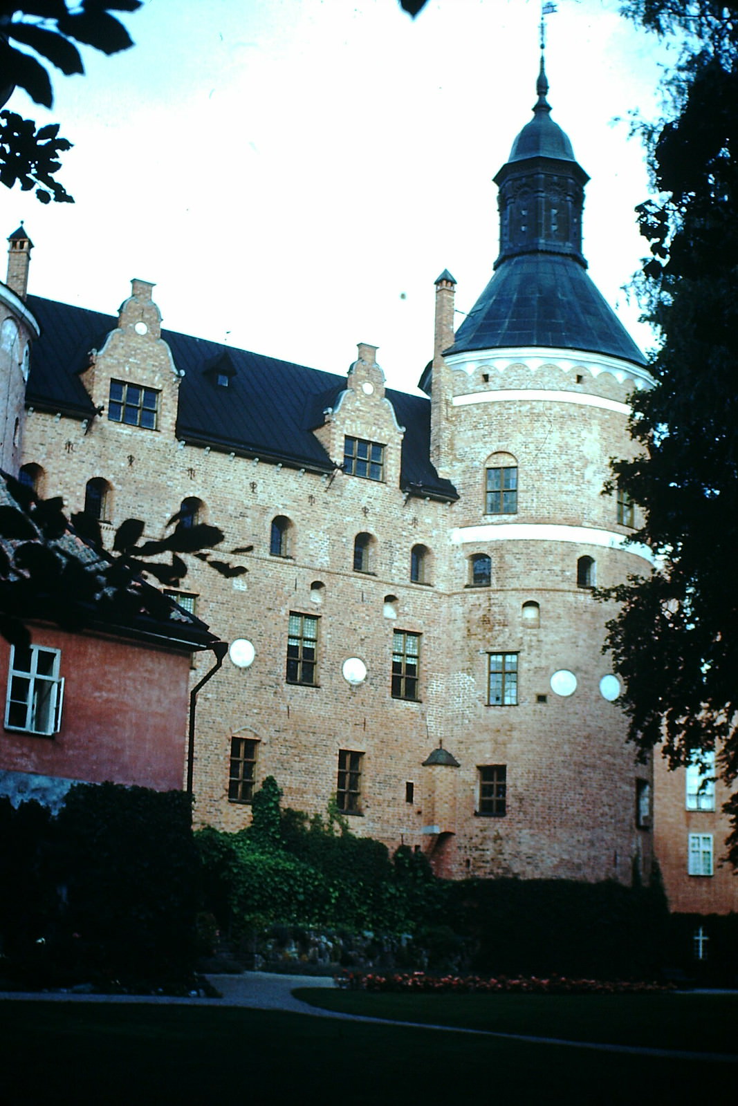 Gripsholm Castle in Stockholm, Sweden, 1949.