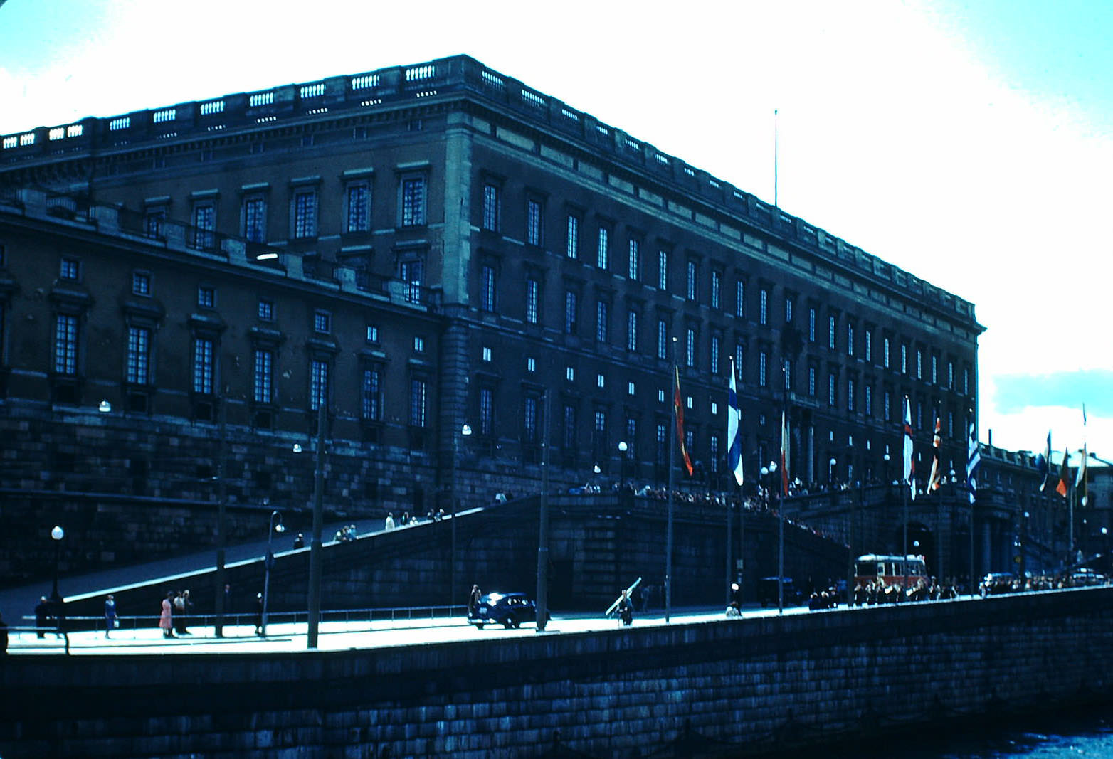 Royal Palace in Stockholm, Sweden, 1949.