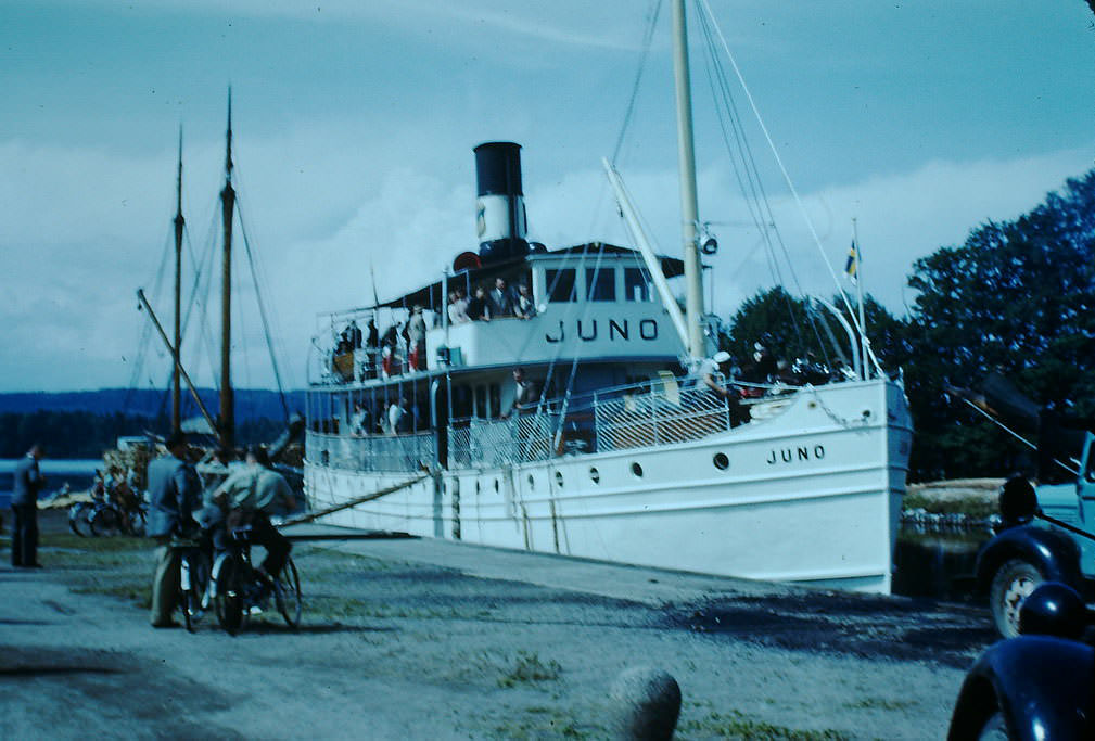 At Rodesund- Sweden, 1949.