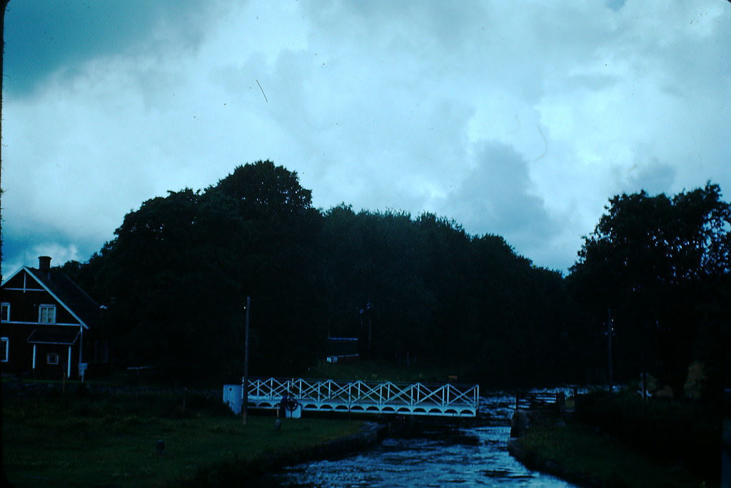 Gota canal Bridge- Sweden, 1949.