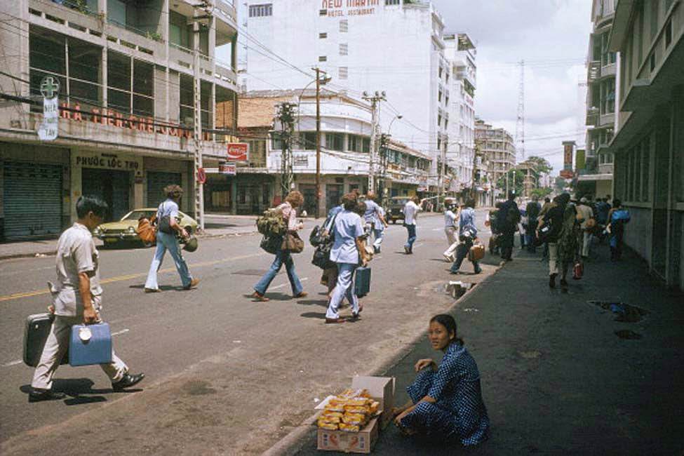 The Fall of Saigon in Vietnam on April 29, 1975 - The last American journalists leave Saigon.