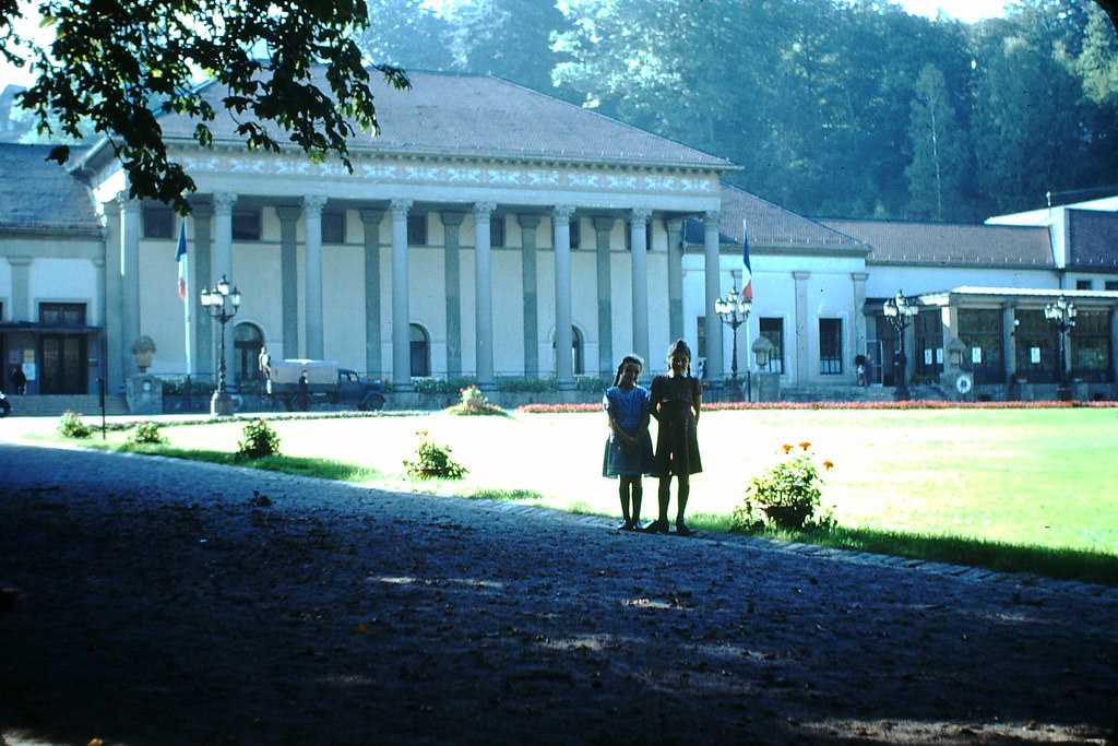 Fr HQ Finest Hotel in Baden Baden, Germany, 1949.