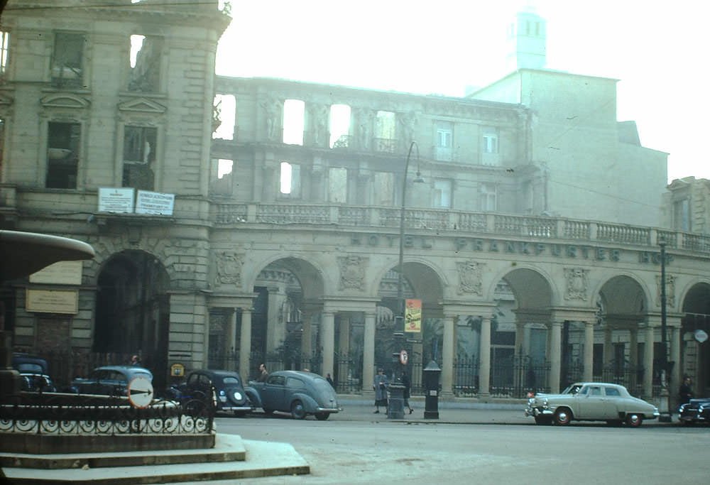 Frankfurterhof, Frankfurt, Germany, 1949.