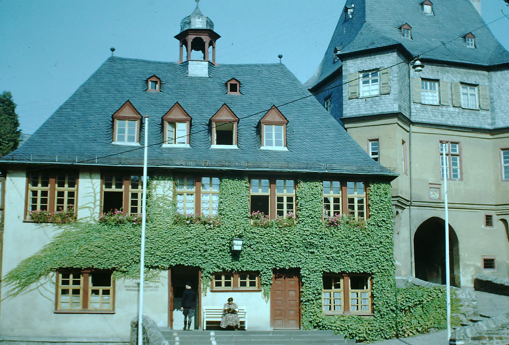 Iddstein, Firehouse, Germany, 1949.