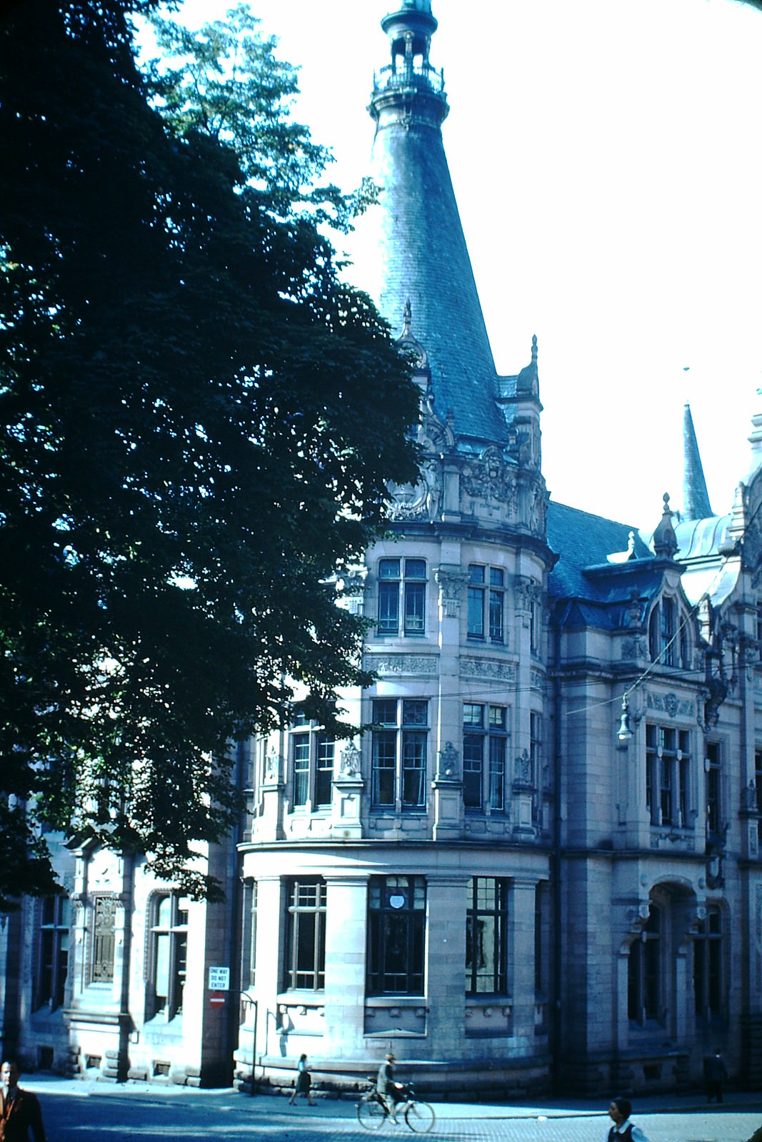 Heidelberg Uni, Library, Germany, 1949.