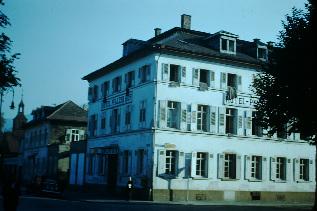 Pfaelzerhof, Weinheim, Germany, 1949.
