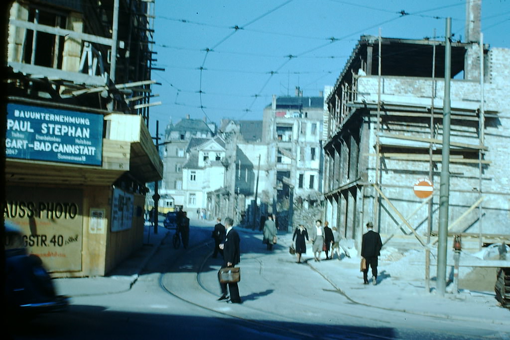 Stuttgart, Germany, 1949.