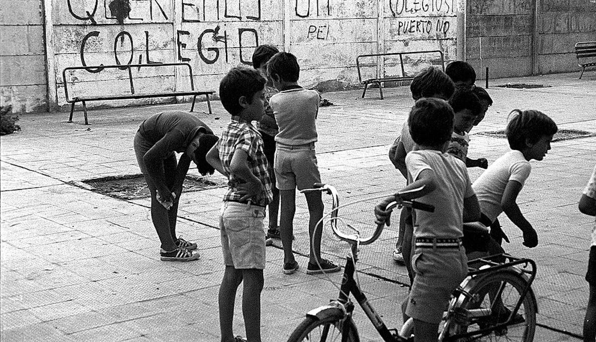 Barcelona children playing