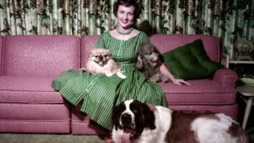 Betty White with her pets