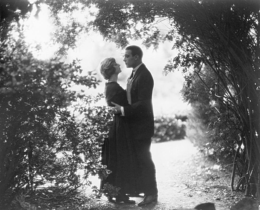 Alice Terry with Rudolph Valentino in 'The Conquering Power', 1921.