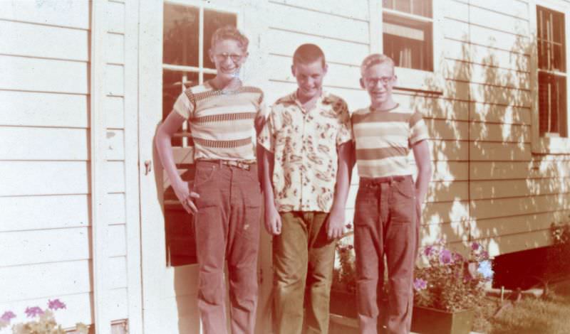 Three boys, likely brothers