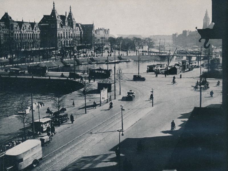 Amsterdam Prins Hendrikkade/Centraal Station, 1930s