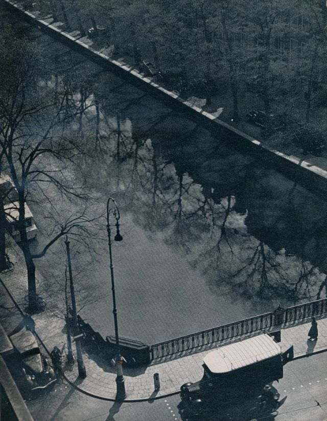 Amsterdam bridge Leidsestraat, 1930s