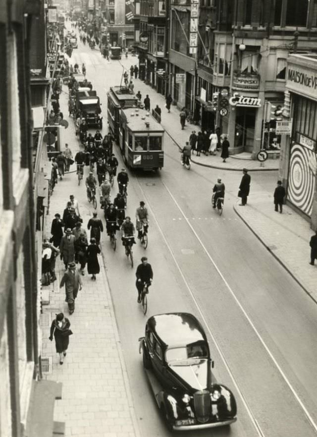 Leidsestraat, Amsterdam, 1936