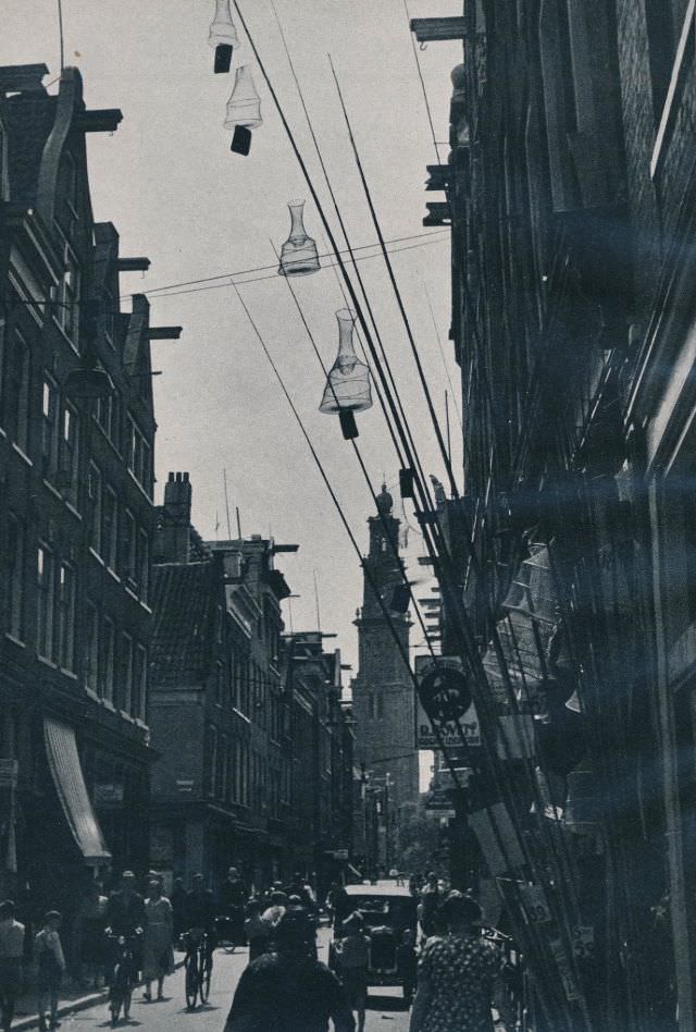 Amsterdam Jordaan street, 1930s