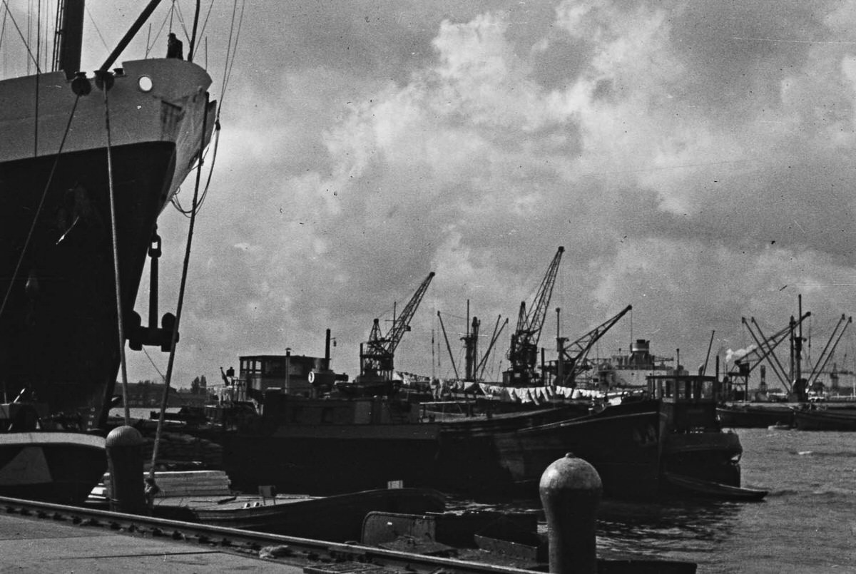 Harbor, Amsterdam, 1958