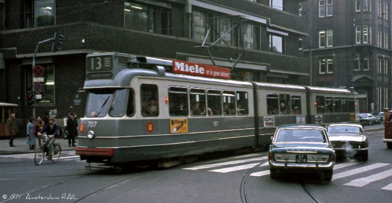 Raadhuisstraat, Amsterdam, 1971