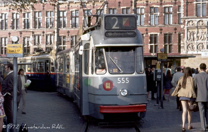 Amsterdam Centraal Station, June 1972