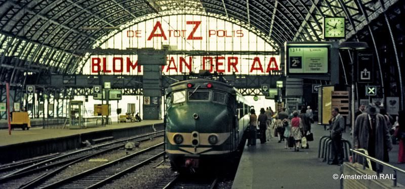 Centraal Station, Amsterdam, July 1972