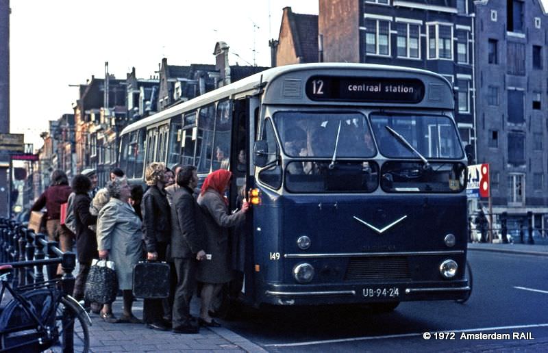 Haarlemmerstraat, Amsterdam, November 1972