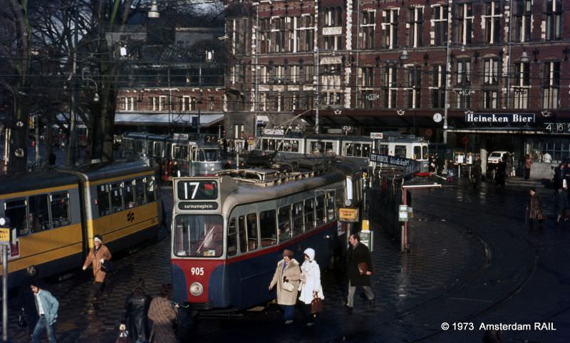 Amsterdam Centraal Station, November 1973