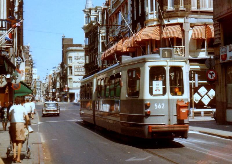 Leidsestraat, Amsterdam, August 1970