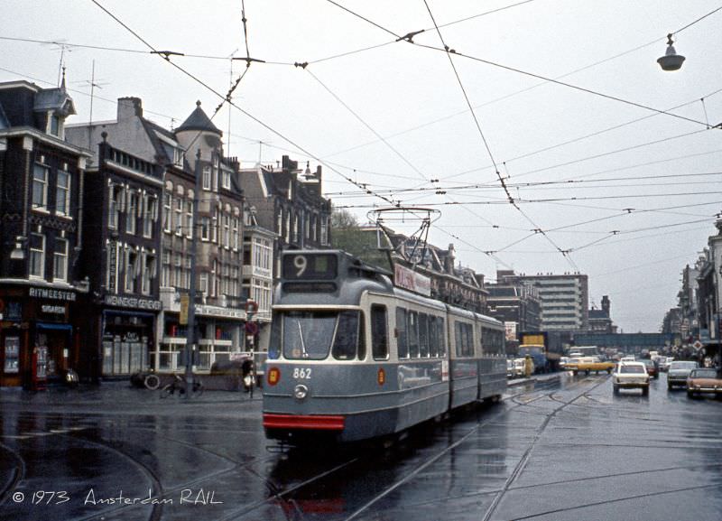 On a rainy day in Amsterdam, April 1973