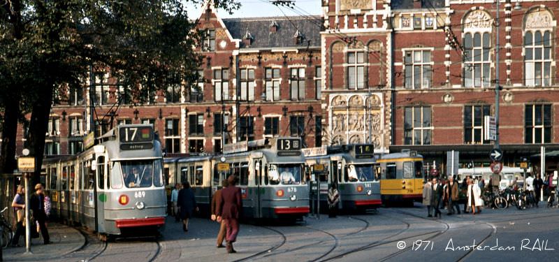 Amsterdam Centraal Station, August 1971