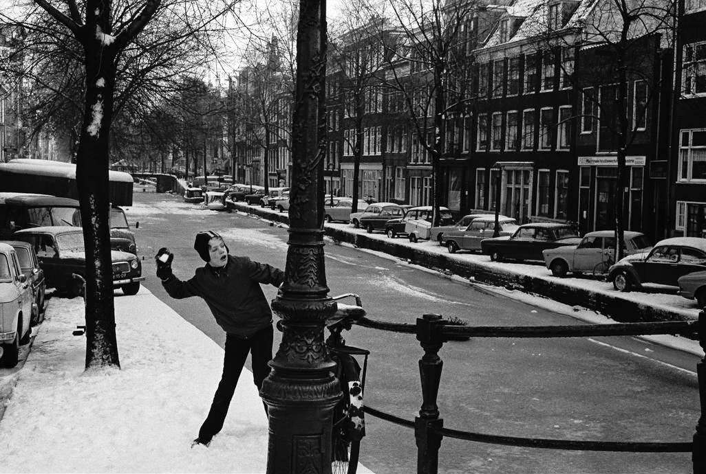 Winter in Holland, Amsterdam, 1962
