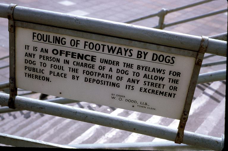 Sign in Brighton, c.1970