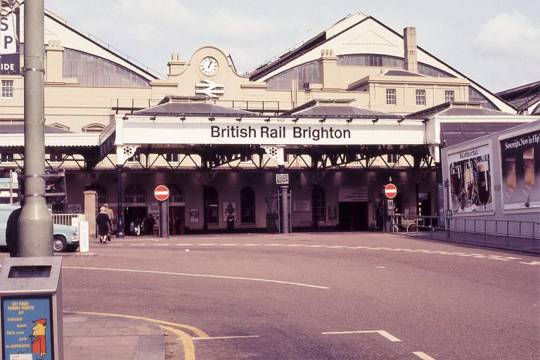 Brighton Railway Station, 1972