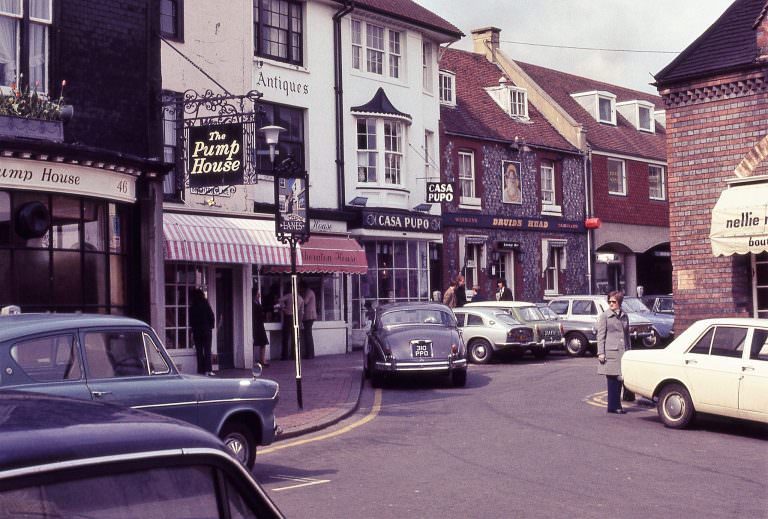 Druids Head pub, 1972