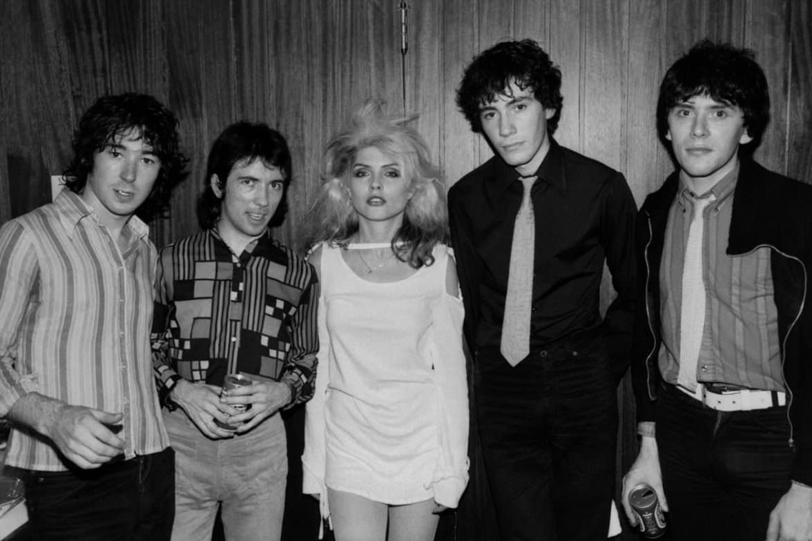 Debbie with The Buzzcocks: