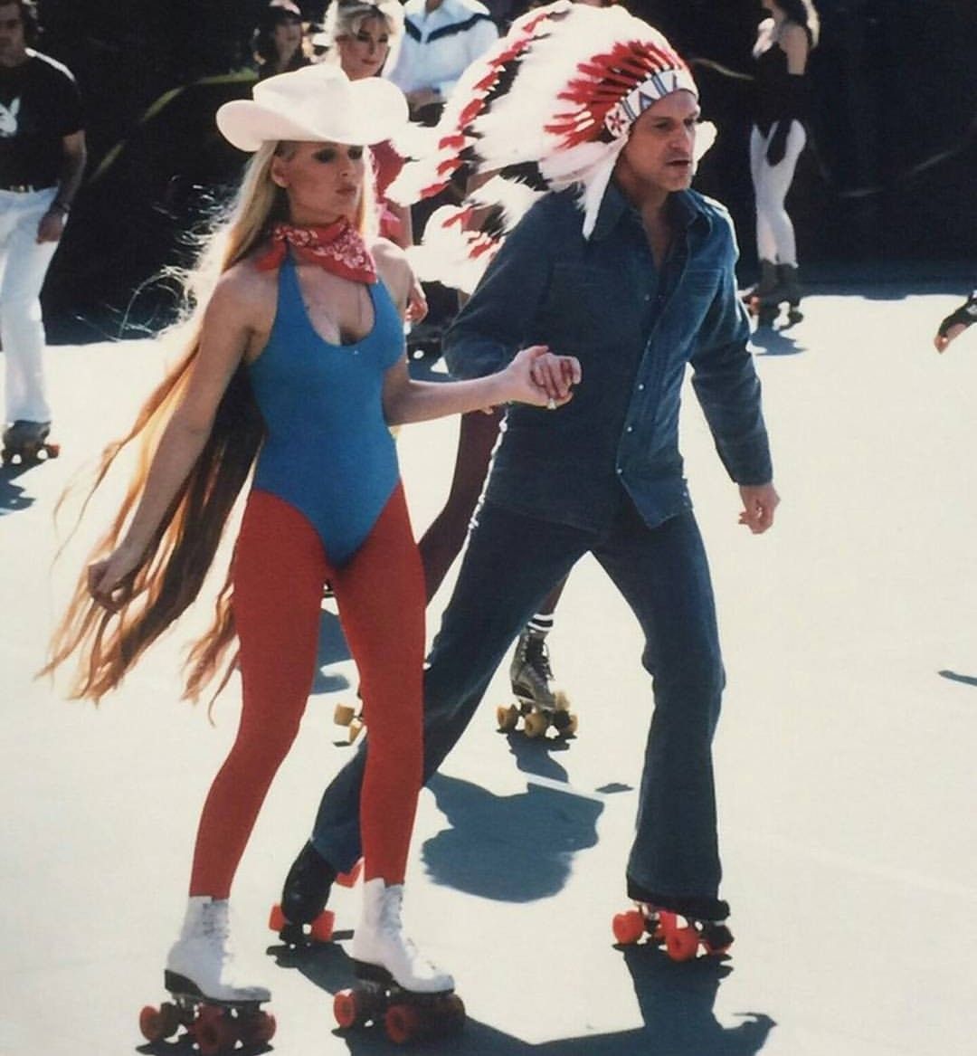 Debra Jo Fondren Roller Skating, 1979.