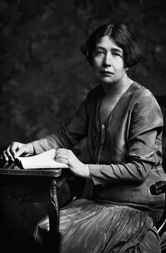 Sylvia Pankhurst the daughter of Emmeline Pankhurst.