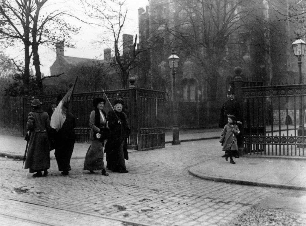 Emmeline Pankhurst was imprisoned there, 1908.