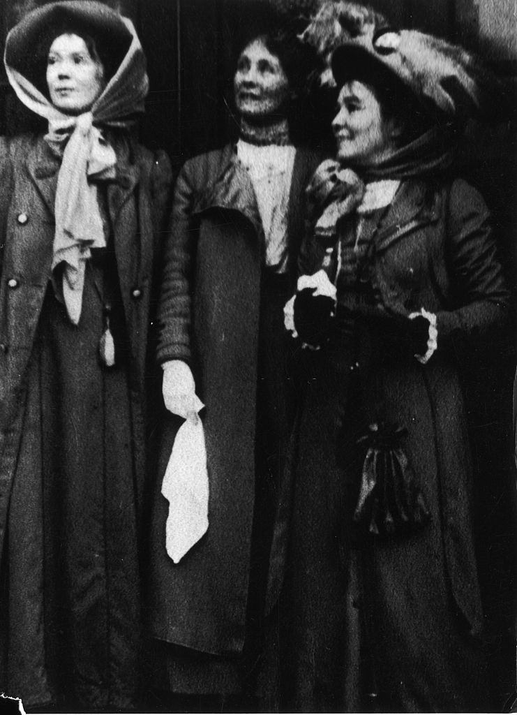 Emmeline Pankhurst with Friends, 1890.