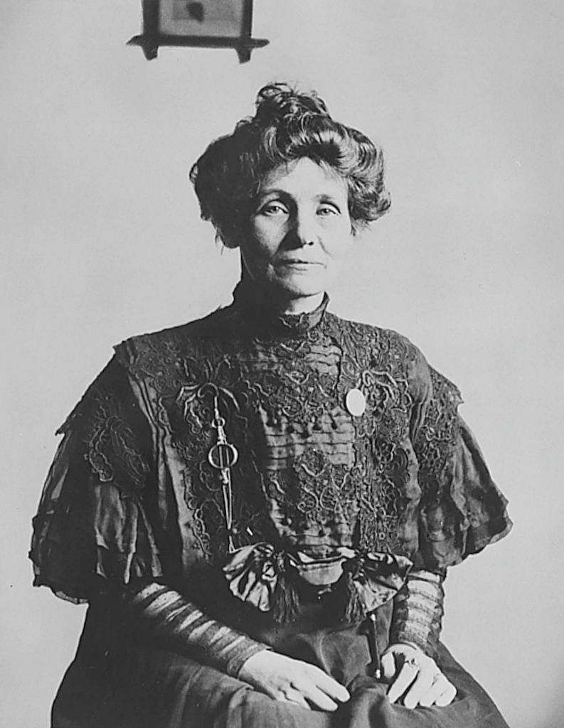 Emmeline Pankhurst, 1912.