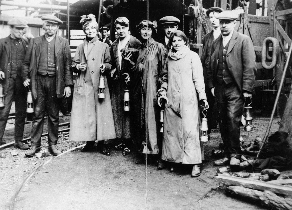 Emmeline Pankhurst touring South Wales lecturing on 'How to win the War', 1915.