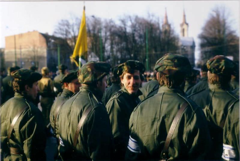 Kaitseliit -Voluntary army, Tallinn, 1992