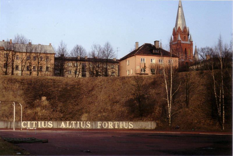 Stadium in Tartu, 1992