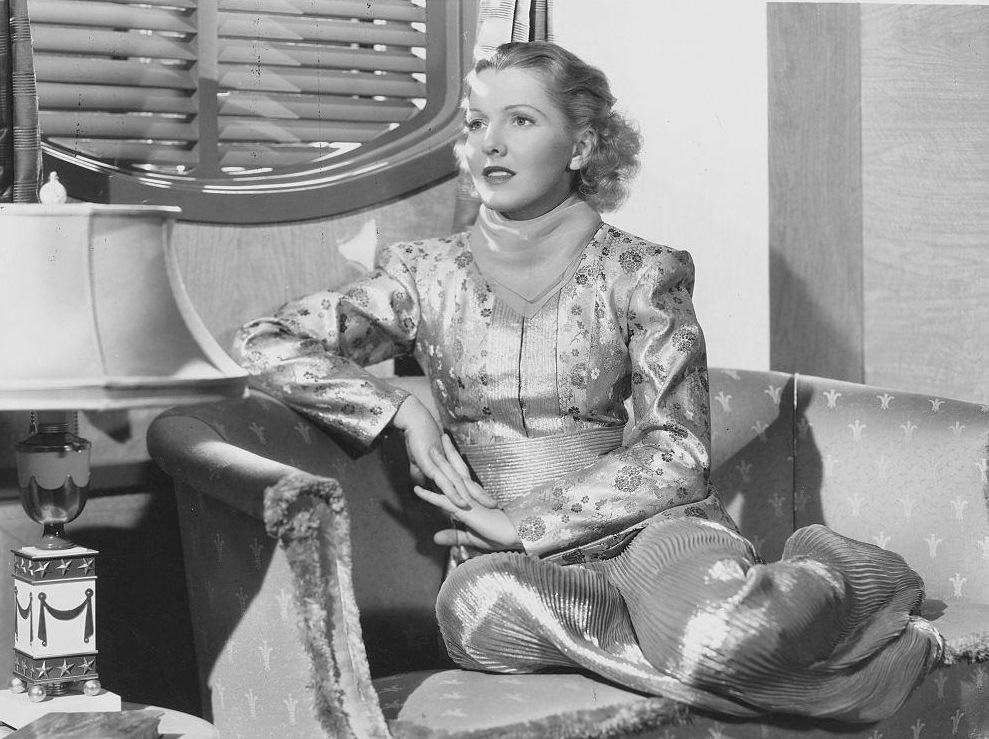 Jean Arthur Sitting in a Chair, 1930.